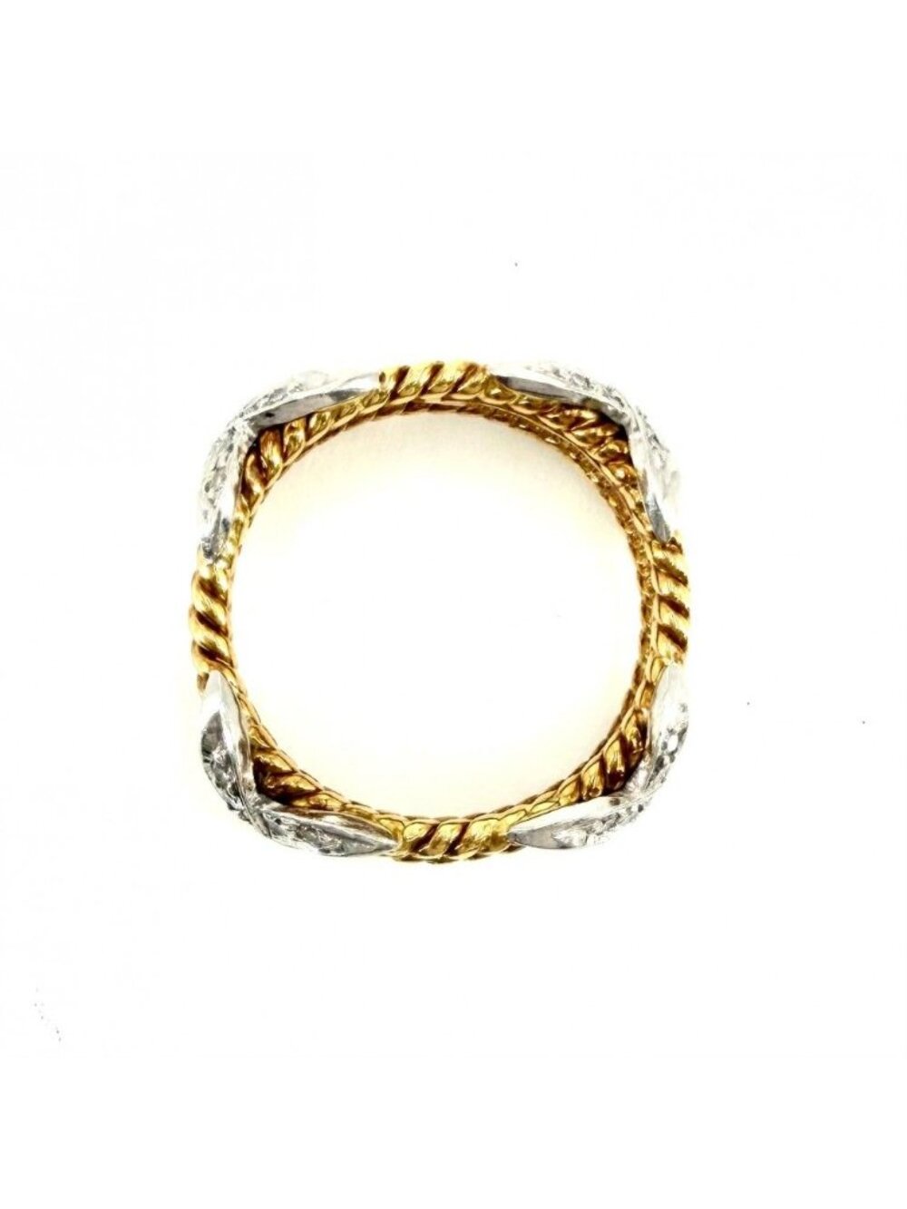 Tiffany & Co Ring Jean Schlumberger a Creasing Sally Platinum 18k Yellow Gold - Picture 2 of 10
